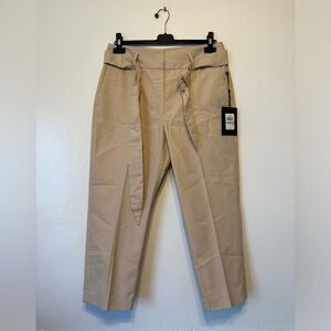 Women’s DKNY Tan Capri cotton blend Pants size 12, NWT